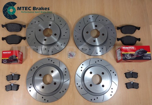Drilled grooved brake - grooved,